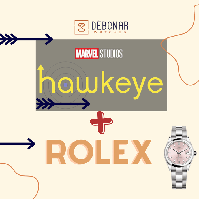 An Hawkeye and his watch (Rolex, of course...)