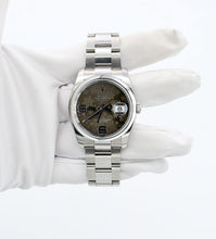 Cargar imagen en el visor de la galería, Rolex Datejust ref. 116200 Brown Flower Dial - Oyster Bracelet - Full Set