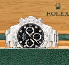 Załaduj obraz do przeglądarki galerii, Rolex Daytona ref. 116520G Black Dial with Diamonds