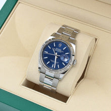 Load image into Gallery viewer, Rolex Datejust ref. 126234 Blue Dial Oyster bracelet - Full Set