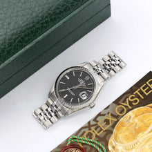 Load image into Gallery viewer, Rolex Datejust ref. 1603 - Steel Bezel - Black Matte dial (V II) - Jubilee Bracelet