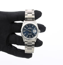 Load image into Gallery viewer, Rolex Datejust 36 ref. 16200 Blue Soleil Dial Oyster Bracelet