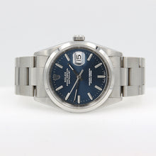 Load image into Gallery viewer, Rolex Datejust 36 ref. 16200 Blue Soleil Dial Oyster Bracelet