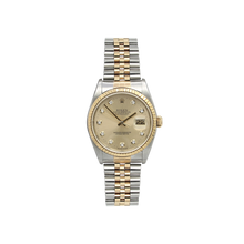 Load image into Gallery viewer, Rolex Datejust 36 ref. ref. 16233G Champagne Big Diamonds dial - FULL SET