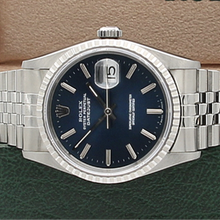Załaduj obraz do przeglądarki galerii, Rolex ref. 16220 Blue Dial Jubilee Bracelet