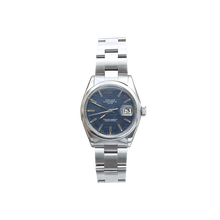 Załaduj obraz do przeglądarki galerii, Rolex Oyster Perpetual Date ref. 1500 - Blue Mosaic dial - Steel bracelet