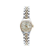 Load image into Gallery viewer, Rolex Oyster Perpetual Lady Date ref. 6517 Steel/Gold - Silver Dial