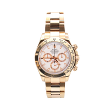 Załaduj obraz do przeglądarki galerii, Rolex Daytona ref. 116505 Rose Gold - Ivory Dial with Gold Subdials - Full Set