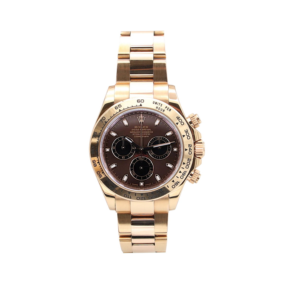 Rolex Daytona ref. 116505 Rose Gold Chocolate Dial with Black Subdia Debonar Watches Sp. z o.o