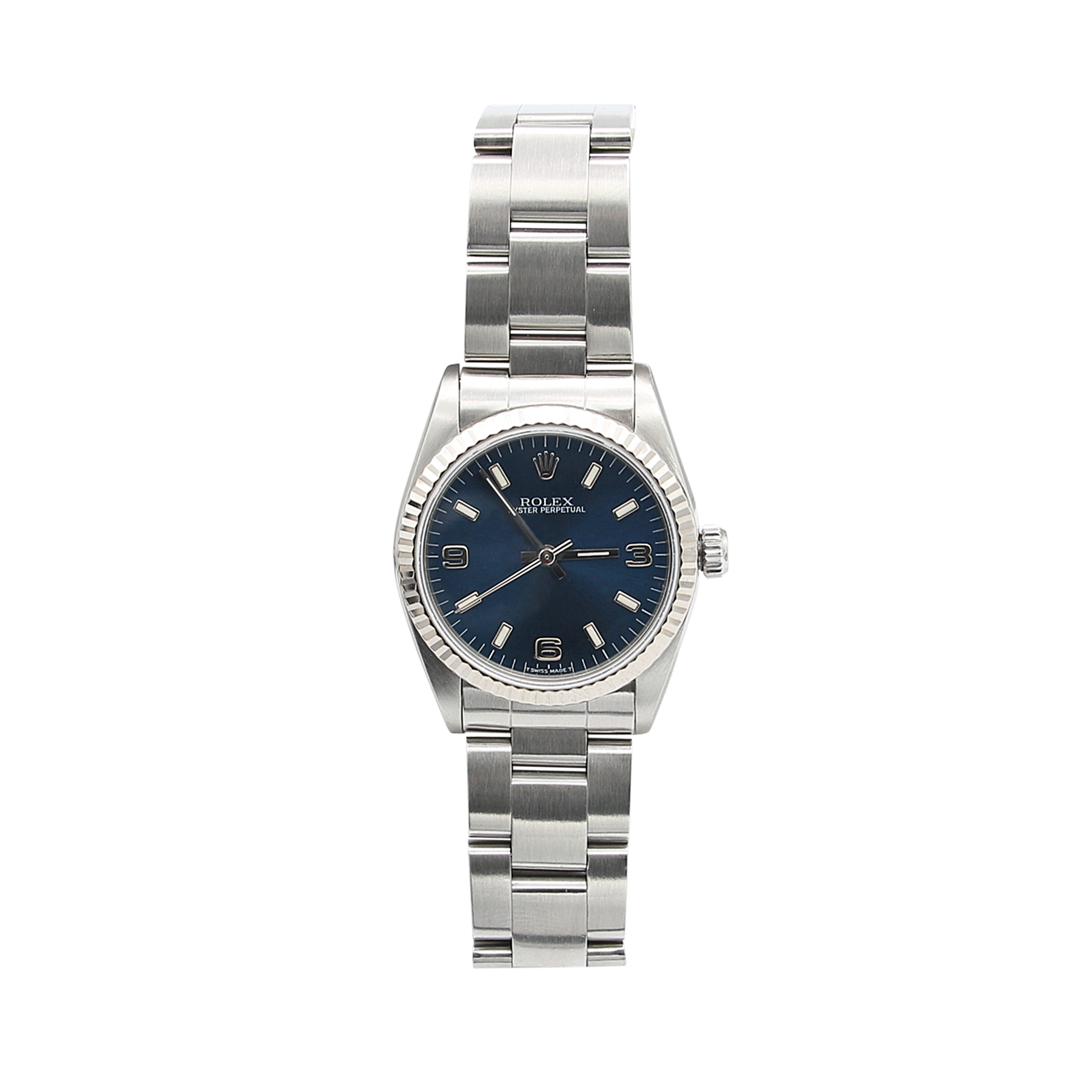 Rolex Oyster perpetual 67514 Blue Dial Oyster bracelet