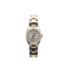 Załaduj obraz do przeglądarki galerii, Rolex Datejust 31 Mid-Size ref. 68273 - Silver Dial W/golden Indexes with papers