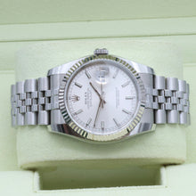 Carica l'immagine nel visualizzatore di Gallery, Rolex Datejust ref. 116234 Silver Circle Hours Dial - Jubilee Bracelet - Full Set