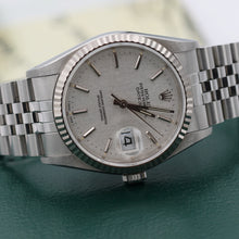 Cargar imagen en el visor de la galería, Rolex Datejust 36 ref. 16234 Silver Linen Dial - Jubilee - Full Set