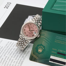 Indlæs billede til gallerivisning Rolex Datejust ref. 278274 Pink Roman Dial - Jubilee Bracelet -Full set