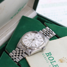 Załaduj obraz do przeglądarki galerii, Rolex Datejust 36 ref. 1601 - Linen Dial (V II) - Full Set