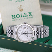 Załaduj obraz do przeglądarki galerii, Rolex Datejust 36 ref. 1601 - Linen Dial (V II) - Full Set