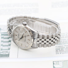 Bild in Galerie-Viewer laden, Rolex Datejust Ref. 1601 - Weißgoldenszel - Silber -Zifferblatt (V I)