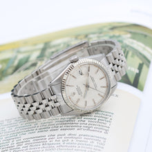 Bild in Galerie-Viewer laden, Rolex Datejust Ref. 1601 - Weißgoldenszel - Silber -Zifferblatt (V I)