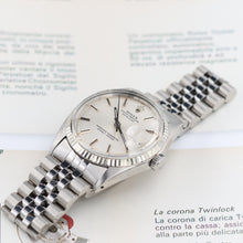 Bild in Galerie-Viewer laden, Rolex Datejust Ref. 1601 - Weißgoldenszel - Silber -Zifferblatt (V I)