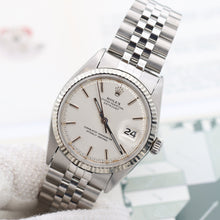 Bild in Galerie-Viewer laden, Rolex Datejust Ref. 1601 - Weißgoldenszel - Silber -Zifferblatt (V I)