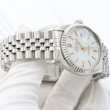 Cargar imagen en el visor de la galería, Rolex Datejust ref. 16030 White Dial with Golden indexes- Jubilee