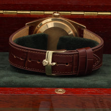 Load image into Gallery viewer, Rolex Day-Date ref. 18238 White Roman Dial - Leather Strap - Full Set