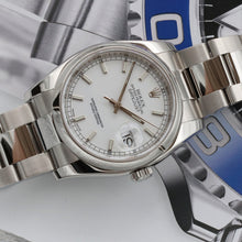 Indlæs billede til gallerivisning Rolex Datejust ref. 116200 White Dial - Oyster Bracelet - Full Set