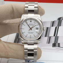 Indlæs billede til gallerivisning Rolex Datejust ref. 116200 White Dial - Oyster Bracelet - Full Set