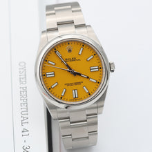 Load image into Gallery viewer, Rolex Oyster Perpetual 124300 - Yellow Dial - Full set