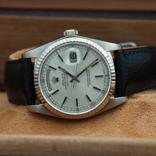 Cargar imagen en el visor de la galería, Rolex Day-Date 36 ref. 18039 Silver Dial - Leather Strap