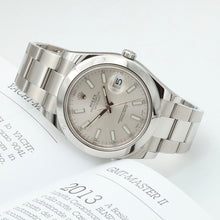 Załaduj obraz do przeglądarki galerii, Rolex Datejust 41 ref. 116300 Silver Dial - Oyster Bracelet - Full Set