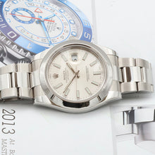 Załaduj obraz do przeglądarki galerii, Rolex Datejust 41 ref. 116300 Silver Dial - Oyster Bracelet - Full Set