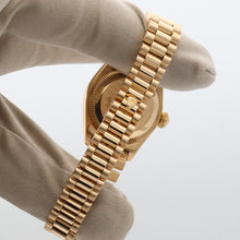 Carregar imagem no visualizador da galeria, Rolex Datejust Lady ref. 69178 Silver Diamonds Dial - President Gold Bracelet