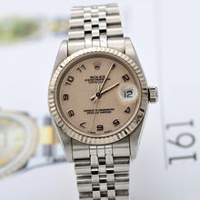 Charger l'image dans la galerie, Rolex Datejust ref. 68274 Millennary Cream Dial - Jubilee Bracelet - Full Set