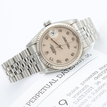 Charger l'image dans la galerie, Rolex Datejust ref. 68274 Millennary Cream Dial - Jubilee Bracelet - Full Set