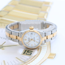 Załaduj obraz do przeglądarki galerii, Rolex Datejust Lady ref. 69173 Steel/Gold - Oyster Bracelet - White Dial
