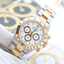Załaduj obraz do przeglądarki galerii, Rolex Daytona ref. 16523 Steel and Gold White Dial with Rolex Service
