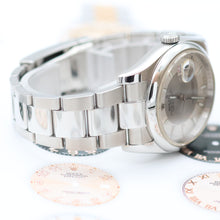 Bild in Galerie-Viewer laden, Rolex Datejust Ref. 116200 Silber / Dark Silver (Tuxedo) Zifferblatt - Austernarmband - Vollständiger Satz