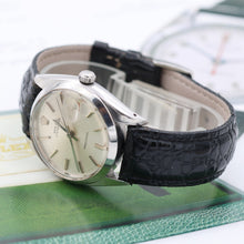 Bild in Galerie-Viewer laden, Rolex Precision Datum Ref. 6694 Blue Dial (Golden Indexes) Austernarmband