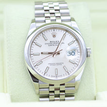 Carica l'immagine nel visualizzatore di Gallery, Rolex Datejust 36 126200 Silver Dial Jubilee bracelet