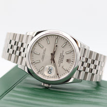 Carica l'immagine nel visualizzatore di Gallery, Rolex Datejust 36 126200 Silver Dial Jubilee bracelet