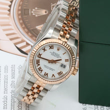 Cargar imagen en el visor de la galería, Rolex Lady Datejust ref. 179171 White Roman Dial - Jubilee Bracelet