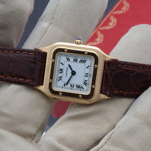 Load image into Gallery viewer, Cartier Santos Dumont Lady ref. 96053 Paris Dial 18K