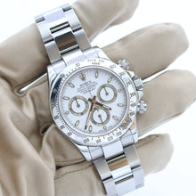 Załaduj obraz do przeglądarki galerii, Rolex Daytona ref. 116520 White dial - Long Clasp