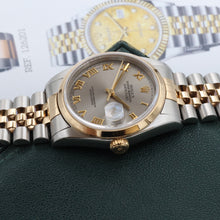 Bild in Galerie-Viewer laden, Rolex Datejust ref. 16203 Grey Roman Dial Jubilee Bracelet - Full set