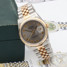 Bild in Galerie-Viewer laden, Rolex Datejust ref. 16203 Grey Roman Dial Jubilee Bracelet - Full set