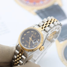 Load image into Gallery viewer, Rolex Lady-Datejust ref. 69173 - Brown Millennary/Computer Dial - Jubilee Bracelet