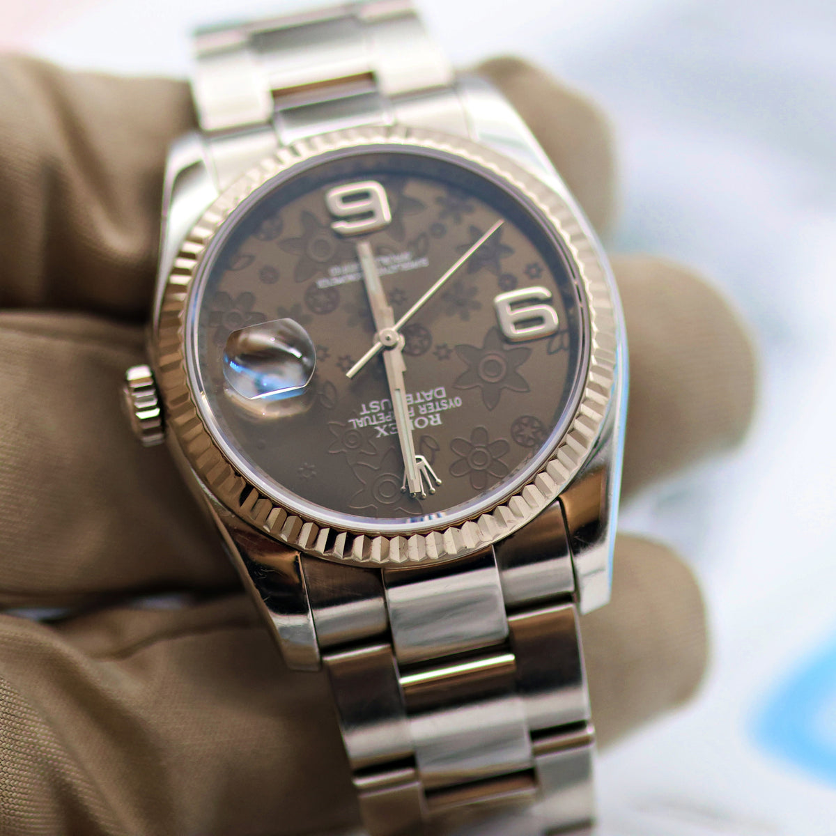 MOCHA 様 Buy Watch Rolex Datejust ref. 116234 Brown Flower Dial - Oyster