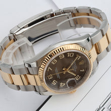 Carica l'immagine nel visualizzatore di Gallery, Rolex Datejust ref. 116233 Chocolate Concentric Dial Oyster Bracelet - Full set