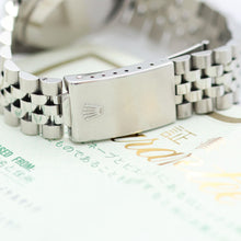 Cargar imagen en el visor de la galería, Rolex Datejust ref. 16234 Black (Circle) Diamonds Dial Jubilee Bracelet - Full Set